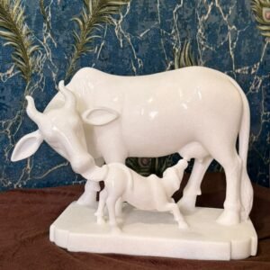 White Marble Kamdhenu Cow
